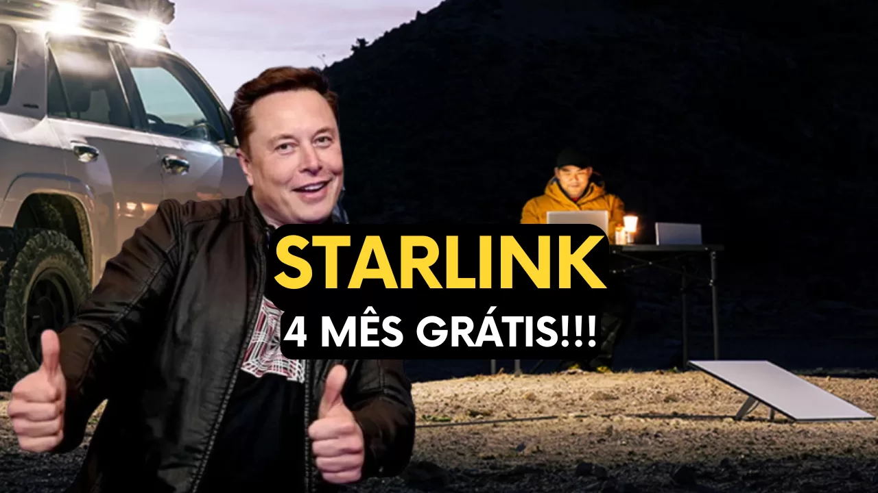 COMO GANHAR 4 MÊS DE INTERNET STARLINK! #starlink